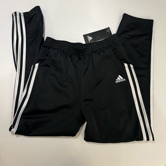 Adidas Black and White Joggers with Iconic Stripes - Picture 2 of 10